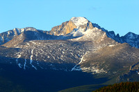Longs Peak (14255 ft) and Powell Peak (13208 ft) in the back ground (on the right)