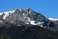 Ypsilon Mountain (13514 ft) from Many Parks Curve