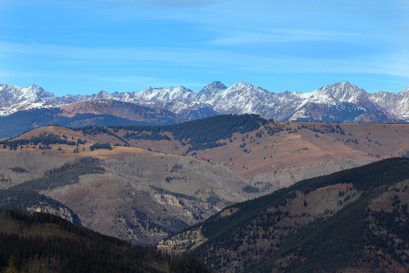 Back Bowls of Vail and The Gore Range - October 20, 2012