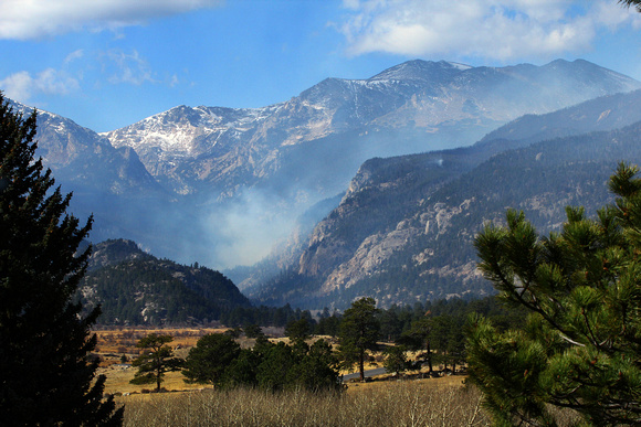 Fern Lake Fire in Rocky Mountain National Park - October 23, 2012